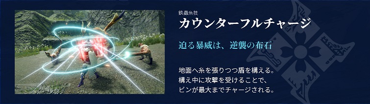 MHRiseチャアクカウンターフルチャージ