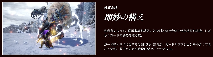 チャアク即妙の構え解説